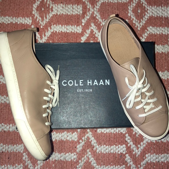 cole haan tan sneakers